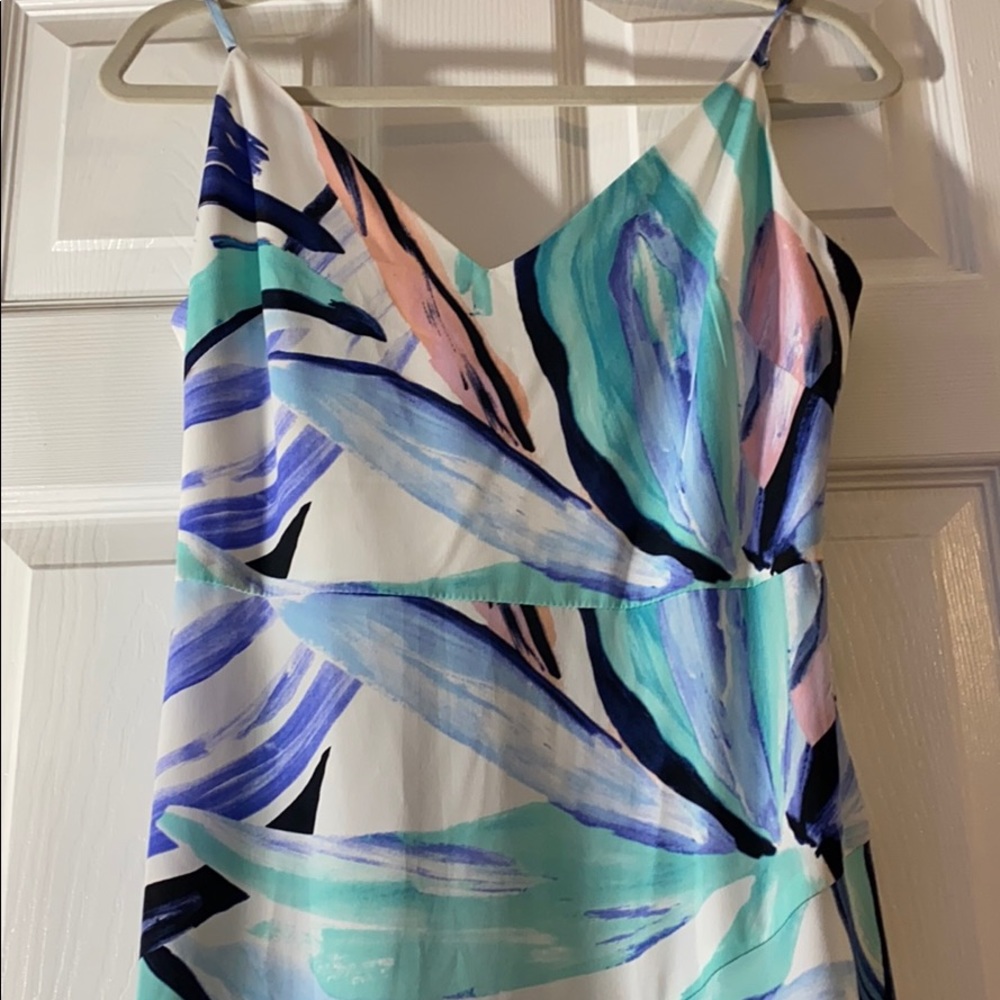 Clover and Sloane Watercolor Handkerchief Dress